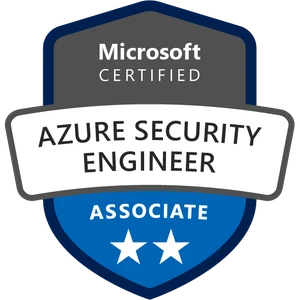 Microsoft Azure Security Engineer Associate certification badge