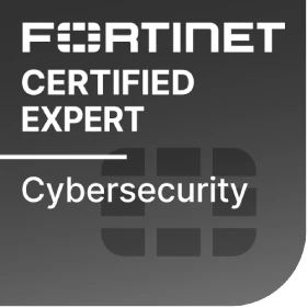 Fortinet Certified in Cybersecurity badge