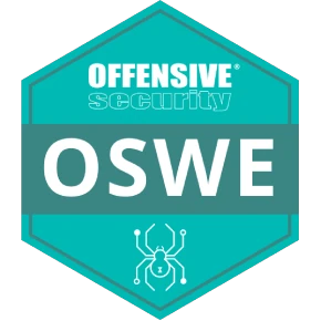 OffSec Web Expert (OSWE) certification badge